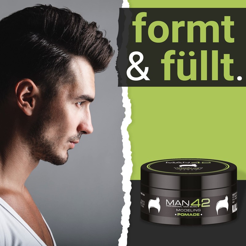 MAN42 Modelling Pomade, Hair Pomade for Modeling, 100 ml
