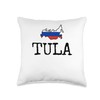Tula Souvenir Russia Vacation Russian Women Men Travel Throw Pillow