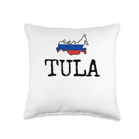 Tula Souvenir Russia Vacation Russian Women Men Travel Throw Pillow