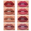 Kaely- 2 rotuladores de tinte labial mate color nude moca,