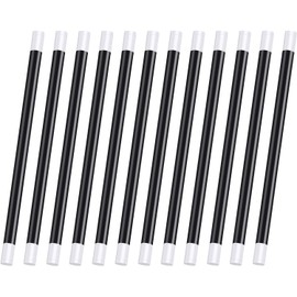 12 Packs 10 Inches Plastic Magic Wand Black and White Spell Casting Stick for Magician