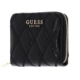 GUESS Adi SLG Zip Around Wallet S Black, black, Modern