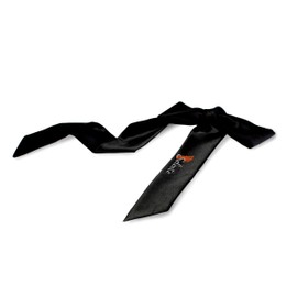 Selente Seductive Blindfold Made of Fine Satin, Quality Made in the EU, Black, 150 cm Long, black