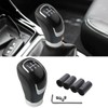 5 Speed Shift Knob, Manual Gear Shifter Knob, Leather Automotive
