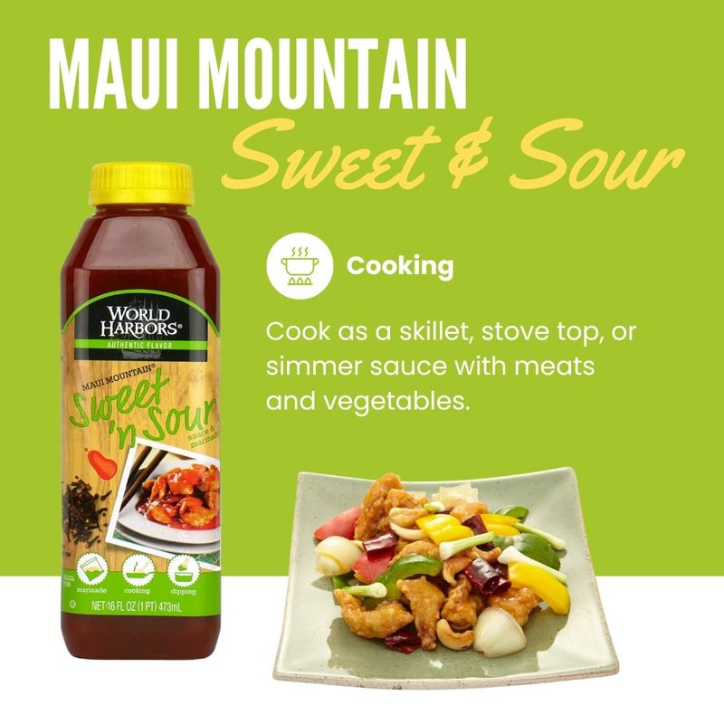 World Harbors Maui Sweet and Sour Sauce - Hawaii Style
