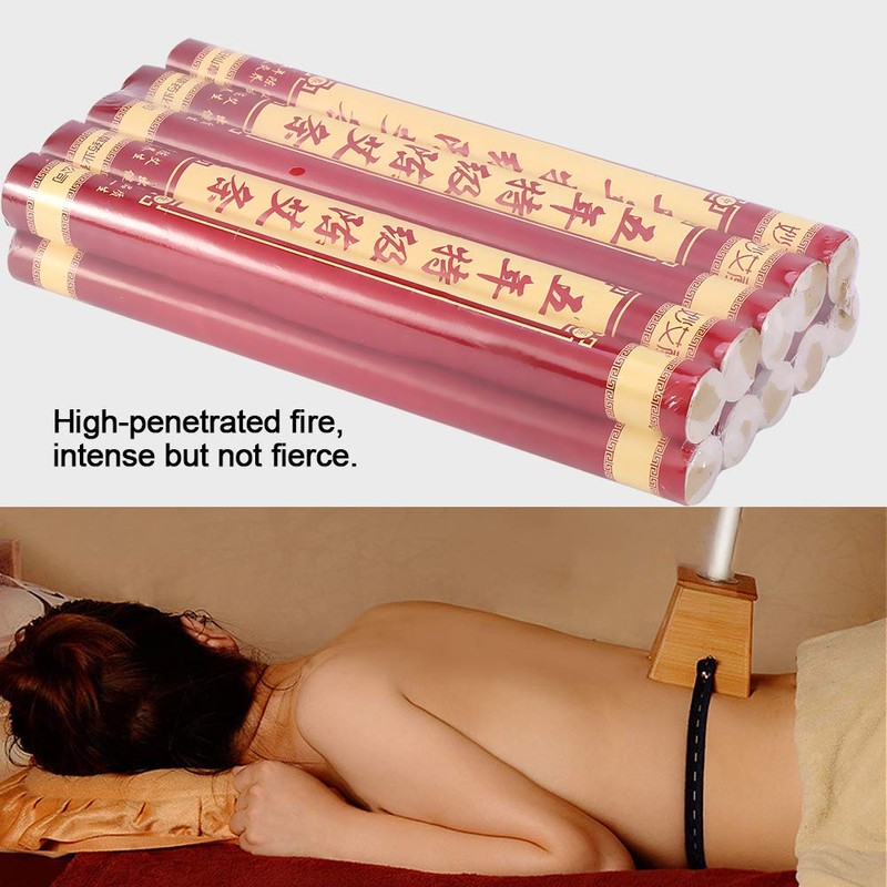 Pack of 10 Moxa Sticks, Pure Moxa Rolls, Moxibustion Health