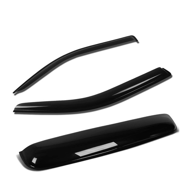 Compatible with Ford F-150 Extended Cab 2pcs Front Window Deflector