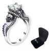 Anillo Compromiso Skull Calavera Punk Dark