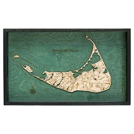 Nantucket Island Serving Tray, 20" x 13"