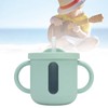 Silicone Sippy Cups Double Handles Lightweight Toddler Training Cup with