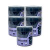 Easy N Black Paper Cotton Swabs 200P (Cylinder) - 5-Pack Cylindrical Sterilized Spiral Cotton Swabs Paper Cotton Swabs