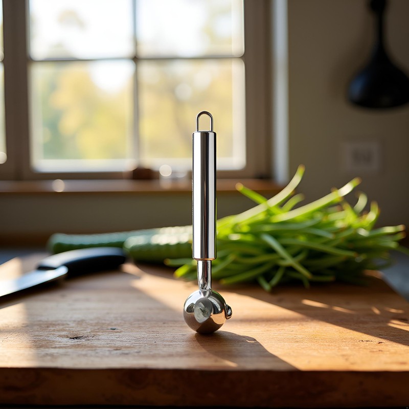 Silver Cactus Peeler - Stainless Steel Cactus Peeler Tool, Cactus