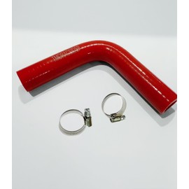 5/8" ID 16MM Heater Silicone Hose 90 Degree Bend Molded 4''x4" Long LS Swap For LS1 LSX LS2 LS3 LQ4 LQ9 (Red)