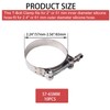 10X 2 Inch 57mm - 65mm Stainless Steel T-Bolt Clamps