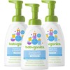 Babyganics Foaming Dish Soap, Pump Bottle, Fragrance Free, 16oz, 3