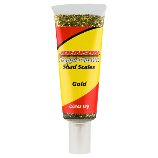 Johnson Crappie Buster Shad Scales Gel Attractant, Gold
