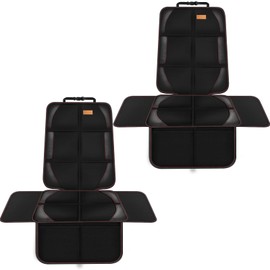 Bacgnyer Car Seat Protector, 2 Pack of Seat Protectors, Thickest Padded 600D Fabric Padding, Waterproof, Durable, Anti Slip Backing, Child Seat Protection, Suitable for Babies, Toddlers, Children