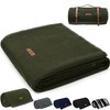 Molithe 100% Wool Blanket, 48" x 62", Warm, Thick, Washable,