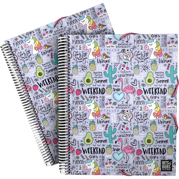 Grafoplás Spiral Bound Notebook A4 30 Transparent Inserts Includes Plastic