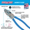 Channellock Linemen's Pliers 368 - High Leverage Side-Cutting - 8.5