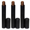 3X EWT Telescopic Airtight Cigar Travel Tube Humidor Crush Proof