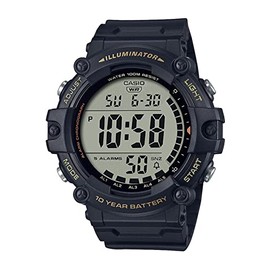 Casio Youth Black Digital Dial AE-1500WHX-1AVDF (D275) Black Strap, black, Bracelet