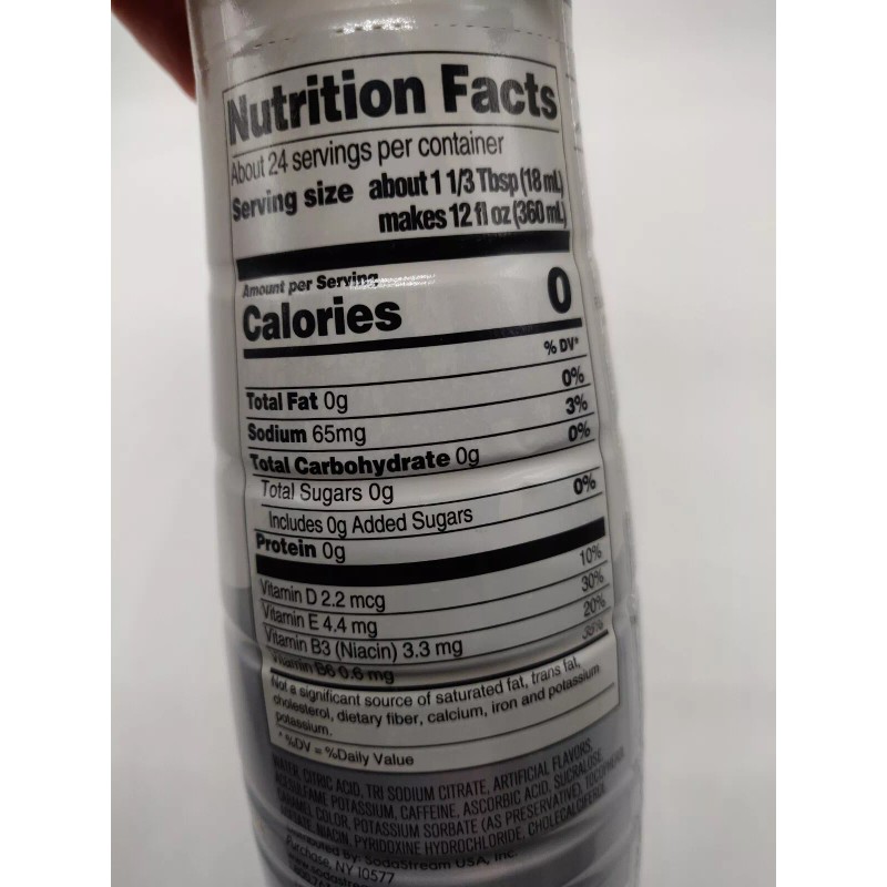 SodaStream Xtreme Diet Energy Drink Mix Caffeine Vitamins 14.9 OZ