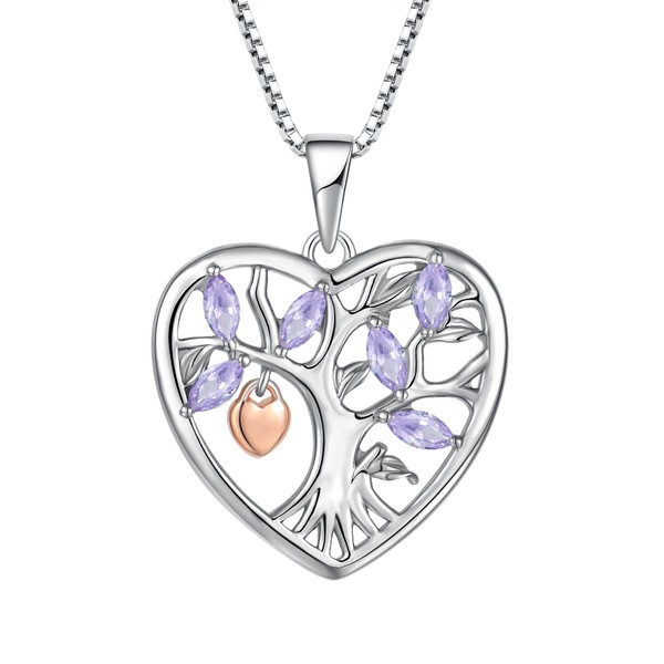 YL Tree of Life Necklace and Padlock 925 Sterling Silver
