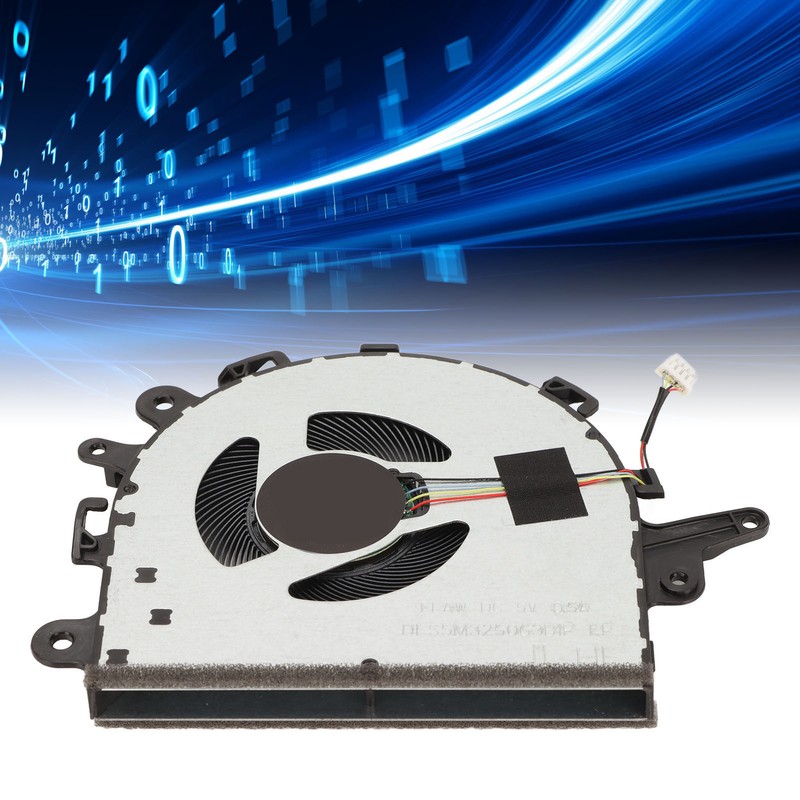CPU Fan 4 Pin Connector DC 5V 0.5A Laptop Cooling