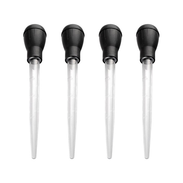 4 Piece BBQ Dripper, Large Pipette, Large Syringe, Cooking Dropper,