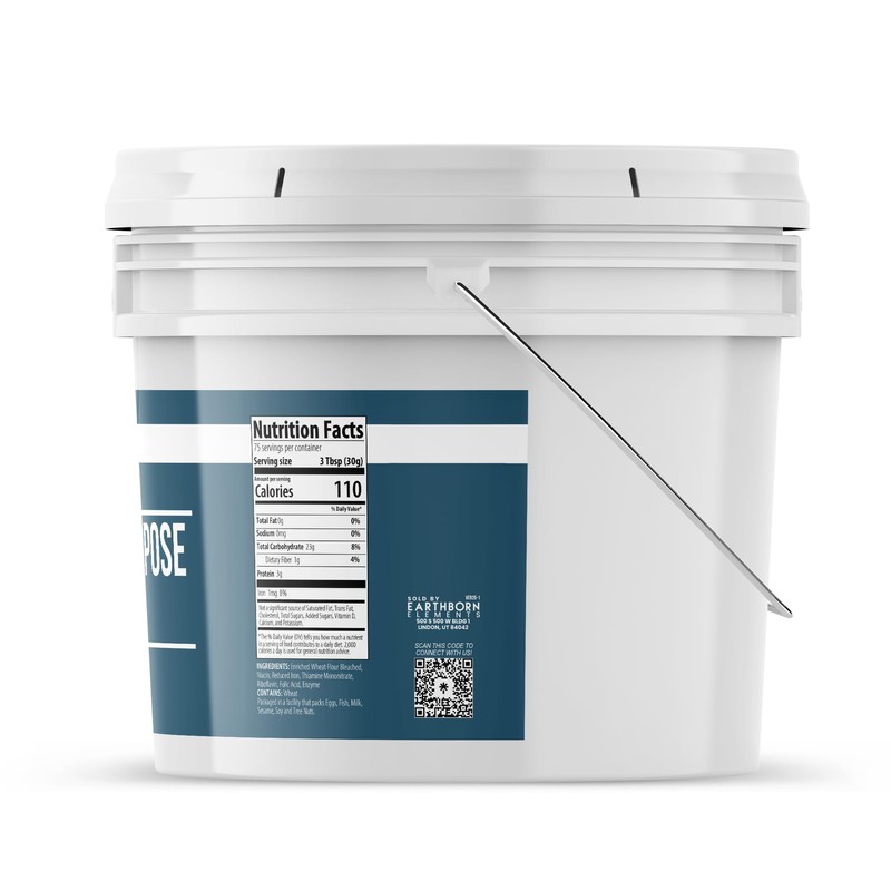 Earthborn Elements All Purpose Flour, Kitchen Staple, Food Storage (80