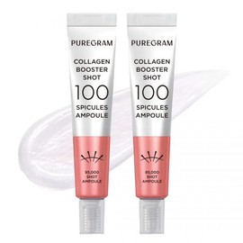 Puregram Collagen Needle Booster Shot 100 Ampoules Elasticity Lifting Effect 2 Pieces 20ml / 퓨어그램 콜라겐 니들 부스터샷 100앰플 탄력 리프팅효과 2개 20ml