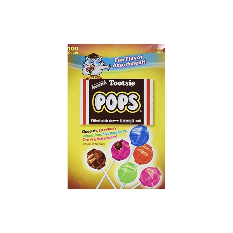 Tootsie Pops Fun Flavor Assortment 100 pops