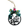 Cat Mom - Mama - Rear View Mirror Hanger -