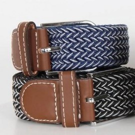 Belt White Span Mesh Men's Belt Men Women Men Color Daily Belt Men public khaki