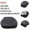 NLQR Front Driver and Passenger Side Bottom Replacement Leather Seat