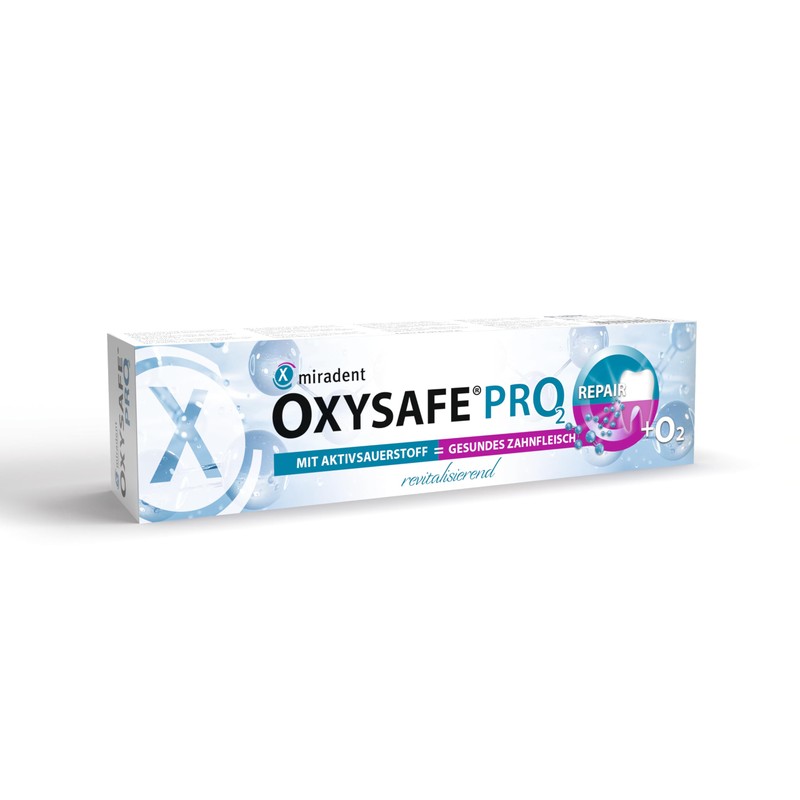 miradent OXYSAFE® Pro2 75 ml Toothpaste with Active Oxygen, Optimal