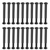 20 Sets M4 x 35mm Binding Post Screws Hex Drive