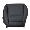 Mythoria Front Driver Side Bottom Leather Seat Cover Black Replacement