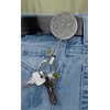 Lucky Line Heavy Duty Retractable Key Reel, Standard-Size, Silver (46701)