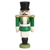 Seiffener Volkskunst Christmas Tree Decoration Nutcracker 9 cm (Green Hanging)