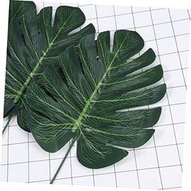 Kit De 40 Plantas Artificiales De Hojas De Monstera Realistas Tamaño Pequeño para Decoración Y Arreglos En El Hogar Y La Oficina                      
