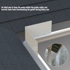 4 Pcs Gutter Valley Splash Guards,Rain Gutter Valley Roofing Gutter