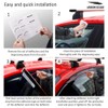 Voron Glass Tape-on Extra Durable Rain Guards for Nissan Rogue