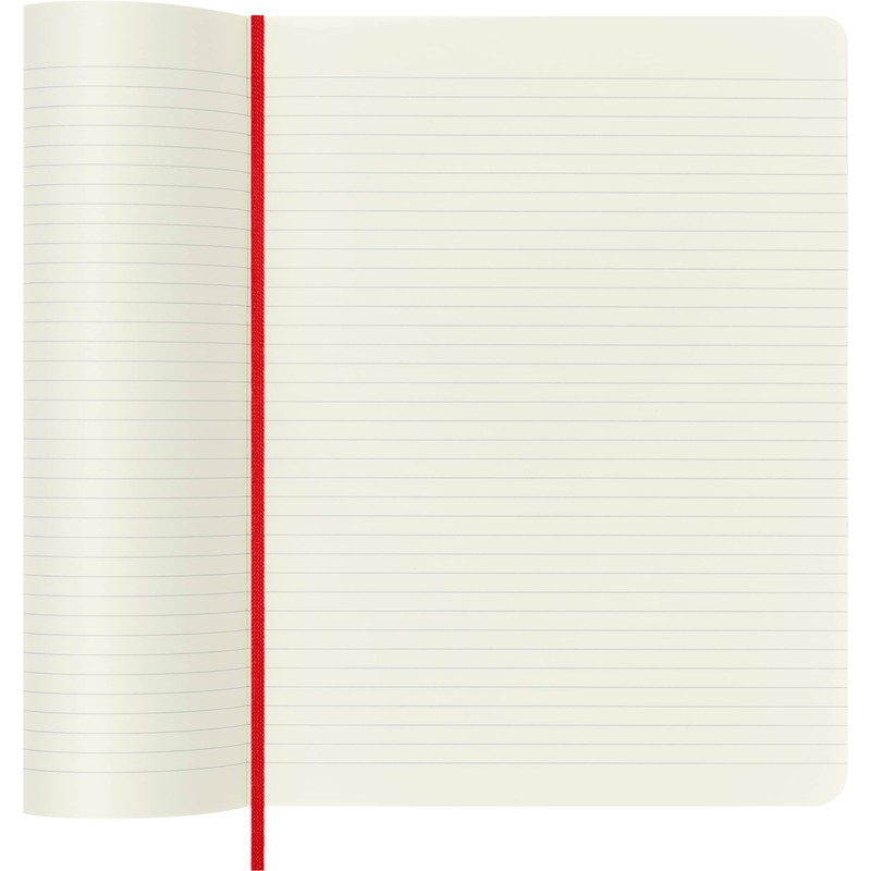 Moleskine Classic Ruled Paper Notebook, Soft Cover and Elastic Closure
