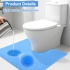 30 Pack Disposable Toilet Mats Non-Slip Toilets Floor Protector from