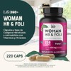 Life 360 Woman Foli 220 Cápsulas Base Colágeno Hidrolizado Aminoácidos