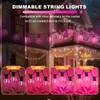 LAMPHOME LED Outdoor String Light, 26Feet Patio Lights with 12+1Edison