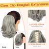 KooKaStyle Ponytail Extension, 10" Short Claw Clip in Pony Tails