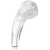 Kakudai 356-720-W Massage Stop Shower for Low Water Pressure, Clear